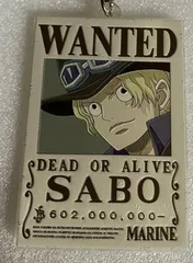 e➕ONE PIECE➕ サボ　手配書　アクリルキーホルダー