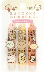 【新品】文房具その他 ねこ＆とんかつ＆えびふらいのしっぽ すみっコのおきにいりテーマ チャーム付キャップ 「すみっコぐらし」