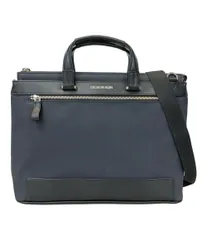 美品 カルバンクライン 2way ビジネスバッグ ブリーフケース ショルダーバッグ  斜め掛け メンズ Calvin klein