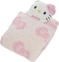 新品　マスコット付きブランケット サンリオ ハローキティ キティ かわいい ふわふわ ミット生地