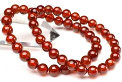 インド産 オレンジガーネット　8.5mm　ブレスレット 1個売り パワーストーン 天然石 _B1522-85