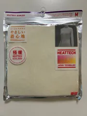 UNIQLO ユニクロ WOMENヒートテックシームレスリブタートルネックT（長袖）EXTRA　WARM極暖  レディース長袖トップス レディース長袖シャツ 長袖ポロシャツ 長袖ブラウス 長袖カットソー オフホワイト色 白色系 Off White ベージュM