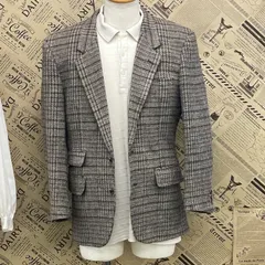 CARTE BLANCHE チェック ウール ジャケット テーラード コート ペイズリー FY2