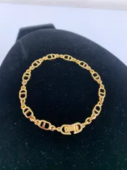 ￥2 クリスチャンディオール ブレスレット CDロゴ GPメッキ ゴールド ヴィンテージ【アクセサリー】【1】
