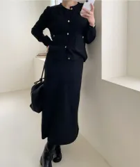 カーディガン・スカートセット ニットセット 上下セット