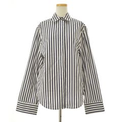 未使用】AEXAE Cotton Wide Sleeve Shirt ネイビー - メルカリ