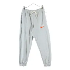 NIKE (ナイキ) TREND SNEAKER PA 裾ジップ ロゴ刺繍 スウェット ジョガーパンツ グレー DM5272-050