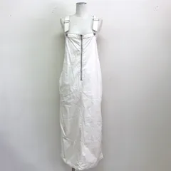 SHIPS any 洗濯機可能 フロントジップジャンパースカート バックスリット 6.9オンス デニムジャンスカ サロペットスカート デニムワンピース ナチュラル FREE