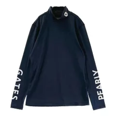 サイズ：1 PEARLY GATES パーリーゲイツ  ハイネック 長袖インナーTシャツ  ネイビー系 [240101552728] ゴルフウェア レディース ストスト