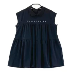 サイズ：0 PEARLY GATES パーリーゲイツ 2023年モデル 半袖ポロシャツ  ブラック系 [240101555601] ゴルフウェア レディース ストスト