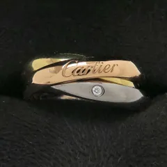 Cartier のトリニティリング スモールモデル（SM） 49号 Cartier のトリニティリング スモールモデル（SM） 49号 - メルカリ