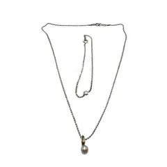 ヨンドシー 4℃ 真珠 silver925刻印 ネックレス ブレスレット  レディース 表記無 のサムネイル