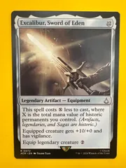 MTG エデンの剣、エクスカリバー　Foil4枚 英)【Foil】エデンの剣、エクスカリバー / Excalibur, Sword of Eden