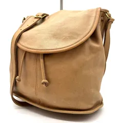 【良品】 OLDCOACH オールドコーチ ショルダーバッグ トートバッグ ワンショルダーバッグ フラップ ベージュ 肌色 レザー 革 ユニセックス 男女兼用 メンズ レディース