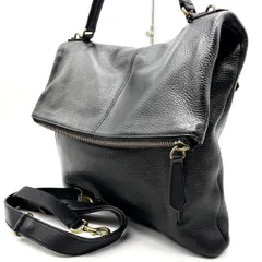 ✨良品✨ COACH コーチ ハンドバッグ  トートバッグ ショルダーバッグ ワンショルダーバッグ レザー 革 ブラック 黒色 ユニセックス 男女兼用 メンズ レディース