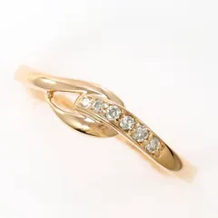 4℃　K10PG　リング　ring　指輪　10号　ダイヤ　総重量約2.1g