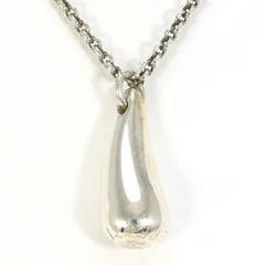 ティファニー　ティアドロップ　シルバー　ネックレス　necklace　総重量約2.9g　約41cm