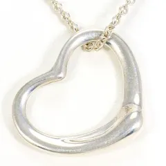 ティファニー　オープンハート　シルバー　ネックレス　necklace　総重量約5.4g　約41cm