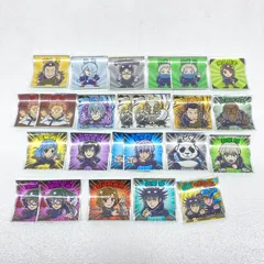 【★加古川物流】中古 呪術廻戦マンチョコ シール ロッテ ビックリマンシール 24枚セット まとめ売り 【741】