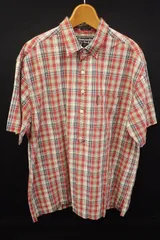 ■110  アバクロンビーアンドフィッチ 半袖チェックシャツ  サイズＬ■Abercrombie&Fitch