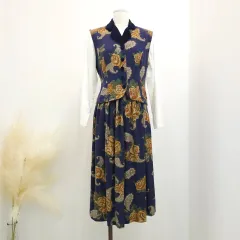 M USA ヴィンテージ フラワー ベスト ONE PIECE セット