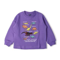crescent 恐竜アップリケ裏毛トレーナー　n54680
