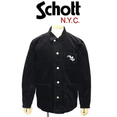 Schott (ショット) 5252008 CORDUROY STUFF JKT コーデュロイ スタッフジャケット 010BLACK L