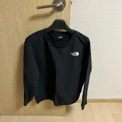 ザノースフェイス ブラック プルオーバー スウェット 150