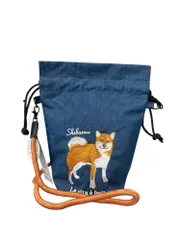 SOBIA (ソビア) アニマル刺繍コードSD ショルダーバッグ シバイヌ 623-7718 雑貨/036