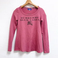 バーバリー ブルーレーベル BURBERRY BLUE LABEL カットソー 長袖 ピンク 38サイズ 973099