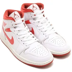 [ナイキ] エア ジョーダン 1 ミッド SE AIR JORDAN 1 MID SE ホワイト/デューンレッド/セイル/ロブスター FJ3458-160 日本国内正規品 28.0cm [ホワイト/デューンレッド/セイル/ロブスター] [28.0 cm]