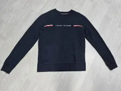 トミーヒルフィガー 裏起毛パーカー M ネイビー