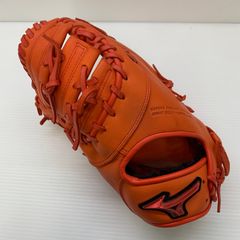 ミズノ ファーストミット オレンジ 軟式 美品 - メルカリ