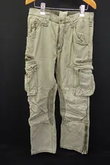 ■114  AVIREX カーゴパンツ ワークパンツ  カーキ■AVIREX