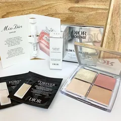 ディオール Dior バックステージ フェイスグロウパレット 004 ローズゴールド　未使用 サンプル付 ミスディオール パルファム ラムースオフオン フェイスパウダー チーク