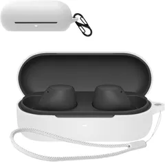 For ソニー WF-C510 ケース [HVUYAL] 紛失防止用のフックを搭