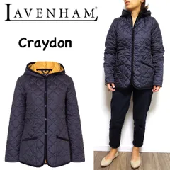 ラベンハム レディース クレイドン ジャケット LAVENHAM CRAYDON フード付き キルティング コート 春秋 英国製 アウター