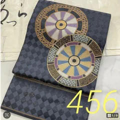 kimono+one●kimonoarisa●送料無料●厳選●未使用同然●洒落袋帯●洛風林●正絹●長尺●456 ● 着物着物帯小紋普段着附下訪問着のサムネイル
