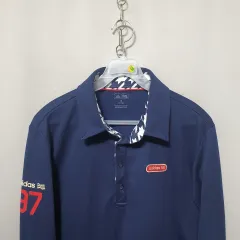 G138 アディダス メンズ ゴルフ 起毛 長袖Tシャツ M