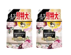 レノアハピネス柔軟剤 ヴェルベットブロッサム&フローラル詰替え1620mL×２袋