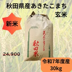 新米　30kg　あきたこまち　5000円 精米30kg】秋田県産 あきたこまち 30kg精米後27kg 令和7年産 厳選 送料