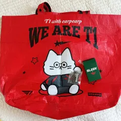 T1 FAKER 어프어프 エコバッグ + FAKER スリック キーホルダー T1 faker