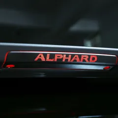 【送料無料】トヨタアルファード?ヴェルファイア30系専用 高品質304ステンレス製ハイマウントストップランプ装飾カバー【1件セット】アルファード?ヴェルファイア30系にピッタリ