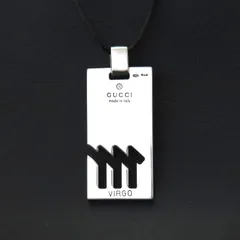 新品仕上げ◇グッチ 乙女座 ネックレス SV925 黒紐 VIRGO おとめ座 楽天市場】新品仕上げ GUCCI グッチ 乙女座 ネックレス SV925 黒紐