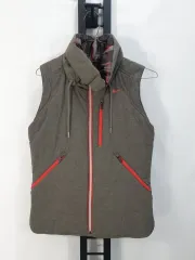 ナイキ ゴルフ 軽量 ダウン ベスト リバーシブル CHECK レディース S