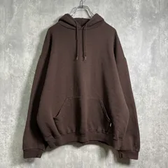 【良品】00's，RUSSELL ATHLETIC ｜ラッセルアスレティック，無地，プルオーバーフーディ，パーカー，ボックスシルエット，極太アーム，裏起毛