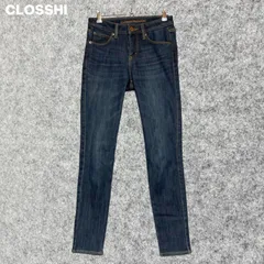 CLOSSHI PREMIUM ダークブルースキニーデニム XSサイズ