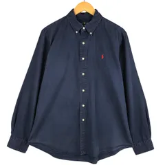 古着 ラルフローレン Ralph Lauren CUSTOM FIT 長袖 ボタンダウンストライプシャツ メンズL相当/eaa593787