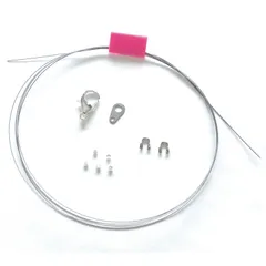 特価商品 Elsoluna(エルソルーナ) ワイヤー ネックレス 修理キット カニカンタイプ (0.45mm カニカン)