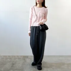 【SALE】スポンジニットビスチェライクプルオーバー